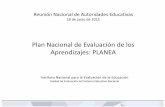 Plan Nacional de Evaluación de los Aprendizajes: … · Plan Nacional de Evaluación de los Aprendizajes: PLANEA ... 3° de Preescolar SEN 4° de Primaria Dc Dc Dc Dc Dc del esquema