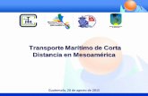 Transporte Marítimo de Corta Distancia en Mesoaméricaa 2/5... · Caldera 73.823 73.823 4.029 4.029 Panama Ports Balboa 1.665 ... El rendimiento de transferencia portuaria es crítico
