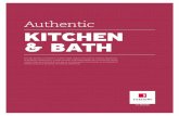 Authentic KITCHEN & BATH - quarzosygranitos.comquarzosygranitos.com/landing/pdf/Authentic-Kitchen-And-Bath.pdf · y pequeños cristales, aportan volumen a la superficie, “Dinux”