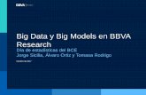 Big Data y Big Models en BBVA Research · las capacidades de programación para trabajar con conjuntos de datos a gran escala Hacer las preguntas ... (Indicador basado en GDELT de