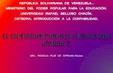 REPÚBLICA BOLIVARIANA DE VENEZUELA.. … · presentación de evidencia alguna ... el artículo 1 del Código de Ética ... “Valores, ética y actitudes profesionales”