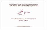FEDERACION DE ASOCIACIONES DE RAZA ... - …fedelidia.es/wp-content/uploads/2017/02/INFORME... · Genealógico de la Raza Bovina de Lidia Documento informativo de actividad para ganaderos.