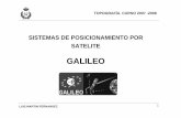 Presentación de clase - GALILEO - OCW UPMocw.upm.es/ingenieria-cartografica-geodesica-y-fotogrametria/... · SISTEMAS DE POSICIONAMIENTO POR SATELITE GALILEO. 2 TOPOGRAFÍA. CURSO