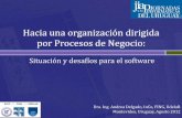 Hacia una organización dirigida por Procesos de Negocio · BPMS soportan el ciclo de vida de PNs . JIAP 2012 Dra .Ing Andrea Delgado,InCo, FING, ... Servicios Web (estándar WS-BPEL,