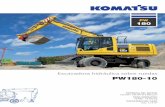 Excavadora hidráulica sobre ruedas PW180-10 - kesa.es · Sistema de gestión remota exclusivo de Komatsu Máxima comodidad para el operador • SpaceCab™ de nuevo diseño • Asiento