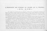 PROPOSil REA -g.SPAiA DE PEIK fiLA «EL CID»riubu.ubu.es/bitstream/10259.4/1619/1/0211-8998_n158_p120-131.pdf · «comieron su pan», denodados guerreros, dispuestos a jugárselo