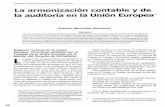 La armonización contabl y dee la auditoría en la Unión ... · Roma (en adelante, el Tratado ha) n venido siendo reno ... fin de proteger los intereses de socios y terceros, en