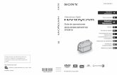 Guía de operaciones - Sony eSupport · Use un DVD-RW/DVD+RW para realizar grabaciones de prueba. – DCR-DVD810 Realice grabaciones de prueba en la memoria interna. † No es posible
