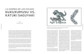 LA GUERRA DE LAS PULGAS: KUKUXUMUSU VS. … · Un dibujo (izda.) creado por Katuki Saguyaki para una de sus camisetas, después retiradas del mercado por orden ... Pero ni la demanda