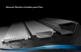 Manual Técnico Canales para Piso - Venta de Tubos … de Piso.pdf · sirva de gran canal, de época profundidad Canales de concreto CIP, con estructura metálica, generalmente ...