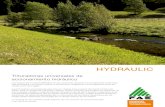 HYDRAULIC - grupocibsa.com - Hydraulic 2014.pdf · HYDRAULIC 3 Equipo estándar: hydraulic piston motor con desplazamiento variable (17-34 cc) con válvula de doble efecto y funciones