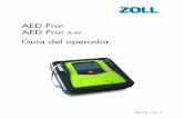 AED Pro Guía del operador - desfibriladoreszollaedplus.esdesfibriladoreszollaedplus.es/wp-content/uploads/2014/06/guia-del... · Inicio con la opción de RCP ... Generalidades La