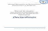Manual del Usuario del Sistema Electrónico de Declaraciones Patrimoniales de …declaramun.com/declaramun/manual/Manual de Usuario.pdf · 2012-04-24 · pasos del 1 al 8 de la declaraciÓn