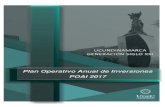 Plan Operativo Anual de Inversiones POAI 2017 - Inicio · Plan Operativo Anual de Inversiones 2017 “UCundinamarca: Generación Siglo XXI” ... Mejoramiento y adecuación de la