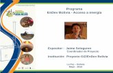 Programa EnDev Bolivia - Centro de Pruebas de … · El proyecto tiene una amplia oferta para tres grupos que se ... Alianzas estratégicas entre el sector privado ... de distintas