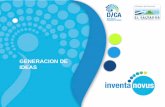 GENERACION DE IDEAS - innovacion.gob.svinnovacion.gob.sv/novus/presentaciones/3-GeneracionDeIdeas.pdf · Identificación de oportunidades para la ... 6/11/2013 . Metodología . 1.
