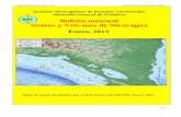 Boletín mensual Sismos y Volcanes de Nicaraguawebserver2.ineter.gob.ni/boletin/2013/01/boletin1301.pdf · temperaturas y gases Cerro Negro ... obstruidas por los derrumbes que se