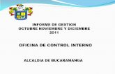 OFICINA DE CONTROL INTERNO - bucaramanga.gov.co · principios y valores 3 autoevaluacion mejoramiento continuo igualdad imparcialidad trabajo en equipo liderazgo prudencia puntual