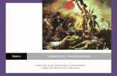 LIBERALISMO Y NACIONALISMO · TEMA 4 LIBERALISMO Y NACIONALISMO . TESTEANDO . s. XIX: Importantes cambios políticos y económicos. ... 3. REVOLUCIONES LIBERALES Y NACIONALISTAS