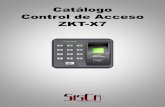 Catálogo Control de Acceso ZKT-X7 - sisca.cosisca.co/wp-content/uploads/2015/05/Manual-Control-de-Acceso-X7.pdf · Funciones de control de acceso. 4.1 Tiempo de apertura de la puerta.