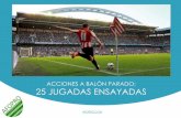 ACCIONES A BALÓN PARADO: 25 JUGADAS …€¦ · acciones a balÓn parado: 25 jugadas ensayadas leyenda academia_afopro afoprofutbol afopro.com primer movimiento segundo movimiento