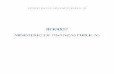 Ministerio de Finanzas Públicas de Guatemala - … · 11130007-1 Ministerio de Finanzas Públicas Presupuesto General de Ingresos y Egresos del Estado Ejercicio Fiscal 2011 MINISTERIO