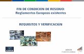 FIN DE CONDICION DE RESIDUO: Reglamentos …anavam.com/wp-content/uploads/2016/06/AENOR.-FIN... · 554 Certificados ISO/TS 123 Certificados EN 9100 41 Accesibilidad 5 Gestión Avanzada