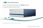 La impresora K630i monocromo - domino-printing.com · la K630i es única en el mercado para una impresora ... o la tinta curable UV de Domino ... convertir los datos de varios PDFs