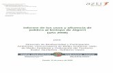 Informe de los usos y afluencia de público al biotopo de ... · Informe de los usos y afluencia de público al biotopo de Algorri (año 2008) para: Dirección de Biodiversidad y