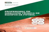 MÁSTER - 185.104.152.230185.104.152.230/~futboljo/.../11/MASTER-PROFESIONAL-DIRECCION … · Federación Madrileña de futbol. ... Entrenador del Juvenil de División de Honor del