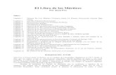 Libro de los martires - de Tlahuac D.F. Mexico - Libro de los... · Capítulo 11 Historia de las persecuciones en los Países Bajos ... las transacciones de los Concilios y los decretos