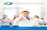 Catalogo EQUIPOS MEDICOS - Medica Del Ecuador …equiposmedicosecuador.ec/wp-content/uploads/2017/12/catalogo... · Ser líderes en la venta y servicio de equipos médicos en Ecuador