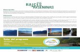 Itinerario Raices Ayseninas (logo) - patagoniablue.cl · Kayak en esta bahía y así contemplar la montaña boscosa desde el mar. Luego regresamos a Coyhaique aproximadamente a las