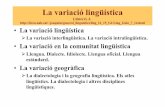 Llisterri, J. joaquim/general ...liceu.uab.cat/~joaquim/general_linguistics/gen_ling/variacio/...• Elaboración del cuestionario