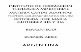 ARGENTINA - monografias.com · las conclusiones de la crítica liberal; ... La revolución resultante en la escuela joánica fue denominada la nueva ... estos estudiosos llevó el
