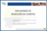 MECANISMO DE RENDICIÓN DE CUENTAS - Iniciomunicipiodemejia.gob.ec/documents/Rendicion... · • El Consejo de Participación Ciudadana y Control Social en el marco del Memorando