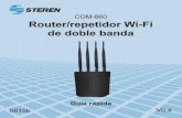 COM-860 · Con este router / repetidor podrás hacer que la señal Wi-Fi tenga un alcance excepcional y, al mismo tiempo, ... - Banda de 5,8 GHz:Ideal par sistemas como consolas de