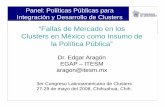 “Fallas de Mercado en los Clusters en México como …€¦ · 3er Congreso Latinoamericano de Clusters 27-29 d d l 2008 Chih h Chih29 de mayo del 2008, Chihuahua, ... aguacate