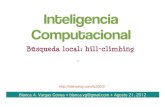 Inteligencia Computacional - Blanca A. Vargas Goveablancavg.com/tc3023ic/ic5.pdf · 23 Ejemplo 3: agente viajero Agente viajero. Traveling Salesman Problem (TSP). Dado un conjunto