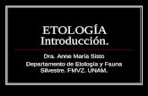 ETOLOGÍA Introducción. - Claustro de Caprinos, …amaltea.fmvz.unam.mx/ETOLOGIA/TEMAS/Introduccion.pdf · “Historia Animalium”, describia el comportamiento y naturaleza de los