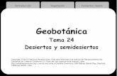 Geobotánica - Universidad de Murcia · Concentración agua en hasta 2% de la superficie ... Se pueden reconocer grandes tipos de paisaje en función de ... Torre García (Almería)