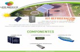 4 PANEL SOLAR 1 CONTROLADOR DE CARGA 4 …files.ledmexico.com.mx/pdf/ft_ledmx/K-REFRI.pdf · CONTRIBUYENDO AL ENFRIAMIENTO GLOBAL Planta solar con inversor de onda modificada de alta