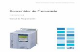 Convertidor de Frecuencia - WEGecatalog.weg.net/files/wegnet/WEG-cfw700-manual-de-programacion... · 6 identificaciÓn del modelo del convertidor de frecuencia y accesorios .....
