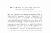 RECUERDOS DE DON FRANCISCO ALVAREZ …institucional.us.es/revistas/rasbl/21/art_2.pdf · cuestionario oficial de segundo año de enseñanza religiosa en la Uni ... de una creencia