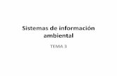 Sistemas de información ambiental - Bachillerato – … · –Localización de yacimientos minerales, impactos ambientales, transformación del territorio, etc. ... •Según la