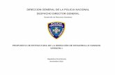 DIRECCION GENERAL DE LA POLICIA ... - Policia … · PN / RD PROPUESTA DE ESTRUCTURA ... Realizar auditorías de personal conforme a la normativa y ... Diseñar principios y componentes