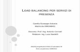 Load Balancing per servizi di presenza - LIA · •sistema operativo ubuntu 9.04 IMS Bench PSLB Kamailio PS Monitor PS Kamailio PS Monitor PS Scenario utilizzato: •400 SUBSCRIBE