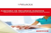 AUDITORIA DE RECURSOS HUMANOS - …biblioteca.iplacex.cl/MED/Auditoria de recursos humanos.pdf · recursos humanos, es posible detectar estos problemas a tiempo y tomar medidas a