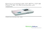 Electrocardiógrafo CP 50™ y CP 50 Plus™ de 12 ... · Acerca de los tipos de pruebas ... paciente a través de electrodos de superficie adheridos a la piel del paciente.