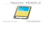 Sports TENS 2 - Material de fisioterapia, camillas ... · 8 Posicionamiento de los electrodos 8,1 Colocación de los electrodos para TENS 8,2 Colocación de los electrodos para EMS